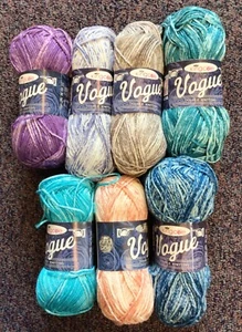 12 x 50g King Cole Vogue D/K Cotton Wool/Yarn for Knitting/Crochet - Picture 1 of 8