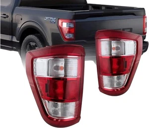 Halogen Tail Light Assembly Compatible With Ford F-150 2021-2023 PAIR - Picture 1 of 11