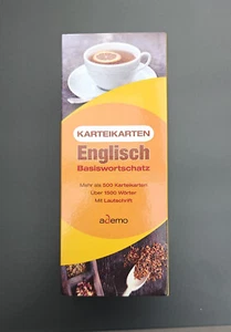 Karteikarten Englisch Basiswortschatz, über 500 Karteikarten, über 1500 Wörter - Bild 1 von 6