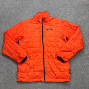 Patagonia Jacket Kids Large Orange Nano Puff Primaloft Insulated Coat Youth* - Picture 1 of 14