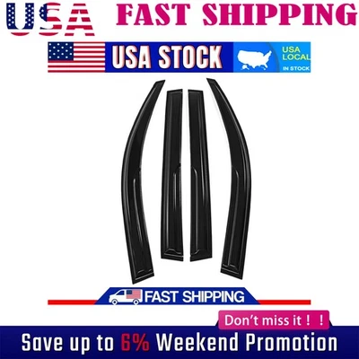 Visera de ventana para Toyota Highlander 2008-2013 cinta estilo Mugen 3D ondulada JDM Foto 1 de 4