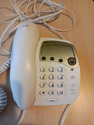 BT Decor 1100 White Corded Telephone Landline Home Phone - Image 1 of 4