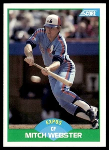 1989 Score Mitch Webster Montreal Expos #71 - Picture 1 of 2