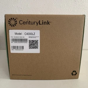 BRANDNEU! CenturyLink C4000LZ Modem Wi-Fi DSL-Router NEU IM KARTON, US-VERKÄUFER - Bild 1 von 4