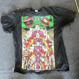Supreme Men Black Gilbert & George Death Graphic T-Shirt Size XL - Picture 1 of 7