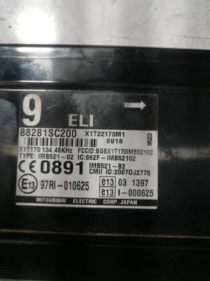 88281SC200 modulo elettronico SUBARU FORESTER S12 XS CLASSIC 2008 1268108 - Immagine 1 di 4