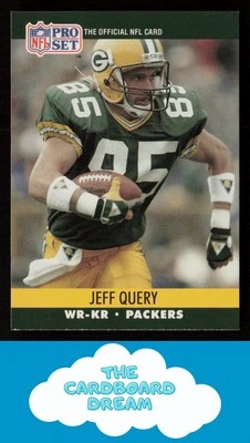 Jeff Query 1990 Pro Set #506 RC Rookie Green Bay Packers - Image 1 of 2