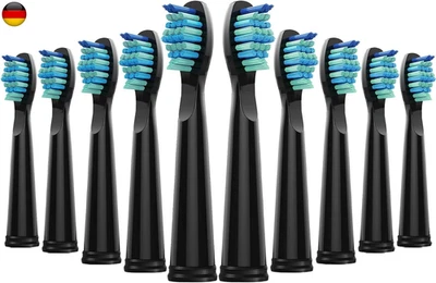 GEBRANDMARKT 10 Stück Ersatzbürsten für Fairywill Zahnbürste FW 507/508/515/551/917/959/2011
