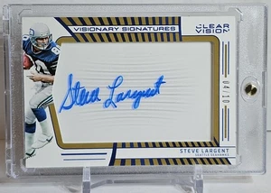 2016 Panini Clear Vision Steve Largent Visionary Signatures On Card Auto 4/10 - Picture 1 of 2
