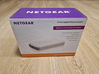 Netgear GS608 Switch Unmanaged Gigabit Ethernet a 8 porte - Immagine 1 di 3