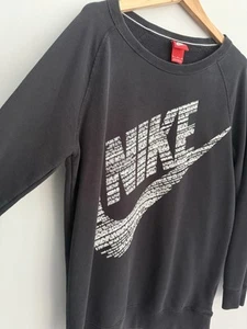 Sudadera Swoosh Pullover Nike Rally De Colección En Negro Para Mujer’s M Sin Línea de Acabado - Imagen 1 de 11