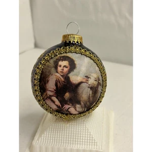 Meister auf Seide Ornament 10-16 Die guten Hirten Murillo Weihnachten 1999 - Bild 1 von 11