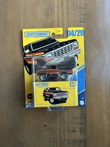 Matchbox Collectors 1978 Ford Bronco Black/Red, 04/20 In Hand HTF - Picture 1 of 2