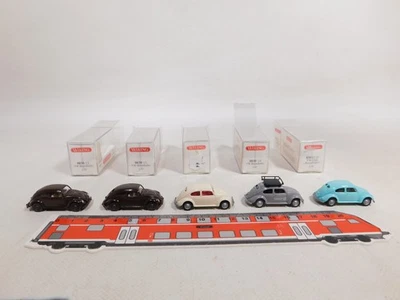 5X WIKING H0 1:87 VW Brezelkäfer 0830 13 0830 14 WMF 830 1200 Mint+Box #DX15-0,5 - Immagine 1 di 4