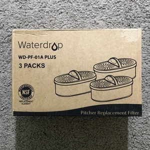 Waterdrop WD-PF-01A Plus 3 PACK Replacement Filters Waterdrop Pitcher System - Picture 1 of 6