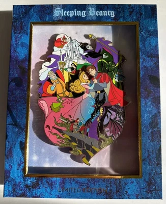 WDI MOG Disney Sleeping Beauty 65th Aurora Princess Maleficent Super Jumbo Pin - Image 1 of 3