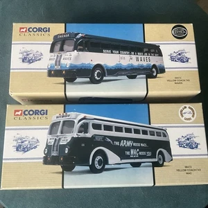 Corgi Classics Vintage Buses 98472 /98473 WAC & WAVES / NIB - Picture 1 of 8