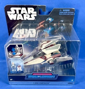 V-WING STARFIGHTER Star Wars MICRO GALAXY SQUADRON #0063 Jazwares R4-P17 Pilot - Picture 1 of 9