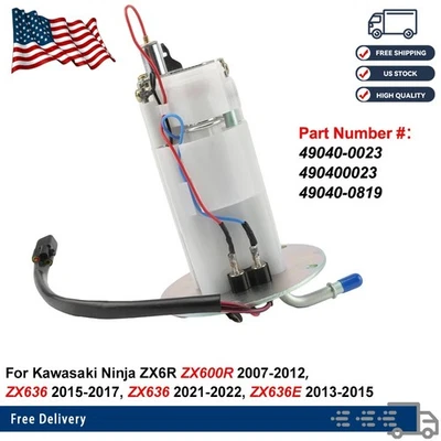 Conjunto de bomba de combustible para Kawasaki Ninja ZX-6R ZX636 ZX600R 2007-2022 49040-0023 Foto 1 de 4
