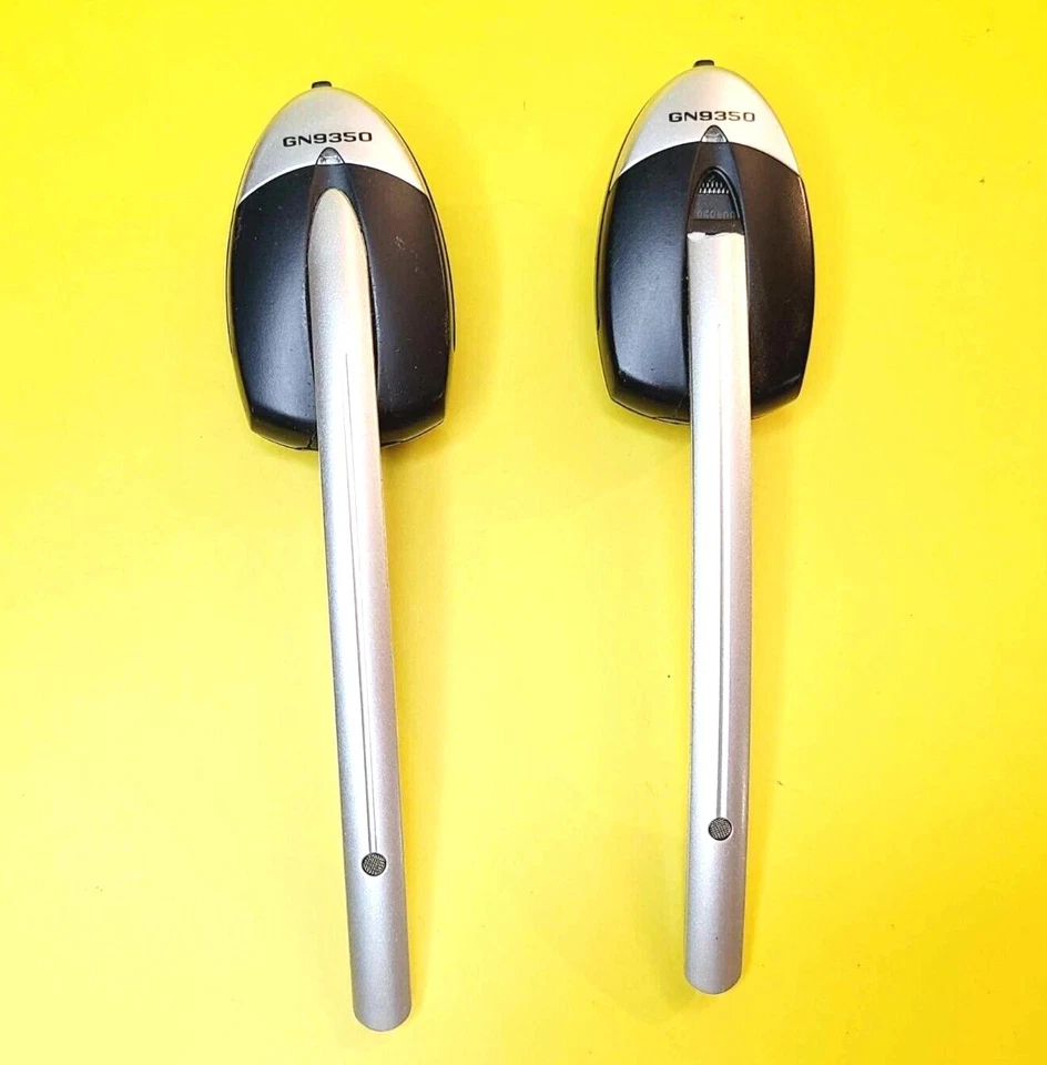 LOT OF 2 GN NETCOM GN9350 WIRELESS DECT HEADSET ADDITIONAL REPLACEMENT SPARE - Image 1 of 4