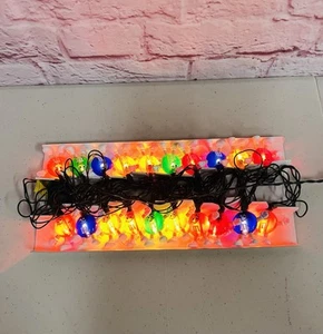 Vintage M&M FLASHING Happy Lights String 20 Light Set 1993 WORKS NO BOX - Picture 1 of 12