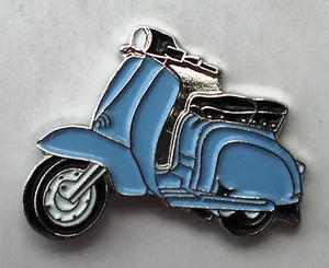 Sky Blue Scooter Mod Quality Enamel Pin Badge - Picture 1 of 3