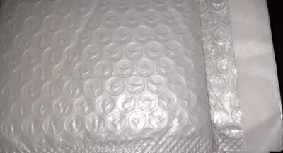 4 1/4 inch x 4 inch Bubble Envelop White  15 Count - Image 1 of 2