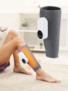 1 Pair Leg Massager Cordless Calf Air Compression Massager Heated Pain Relief - Picture 1 of 22