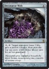 DECIMATOR WEB Mirrodin Besieged MTG Magic the Gathering Cards DJMagic