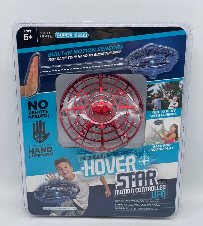 The Original Hover Star Motion Controlled UFO Hovercraft Blue