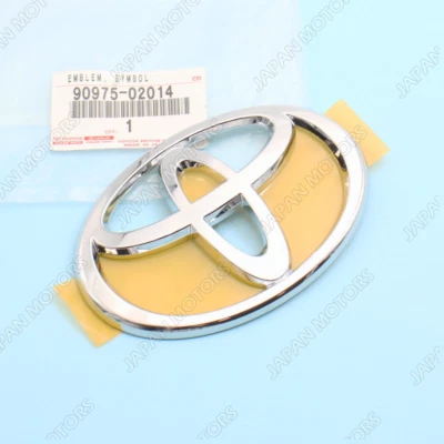 Insignia emblema parrilla delantera original Toyota Highlander 2001-2003 90975-02014 OEM Foto 1 de 4