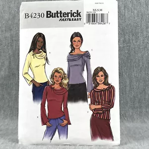 Butterick 4230 Top mit weitem Ausschnitt Misses Gr. XS M Schnittmuster leicht - Bild 1 von 5