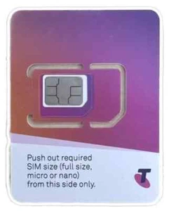 $10 TELSTRA Pre-Paid Sim Cards 4G/5G ENABLED - Picture 1 of 7