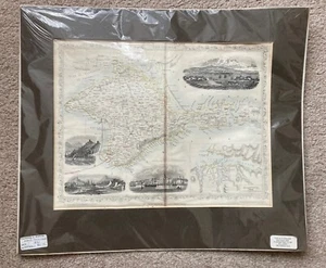 Vintage Map of The Crimea - Picture 1 of 9