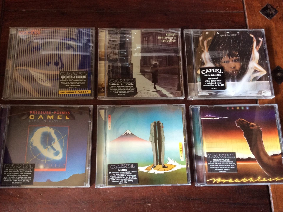 Camel [6 CD Alben] Stationary Traveller Single Factor Pressure Points Live Rain - Bild 1 von 2