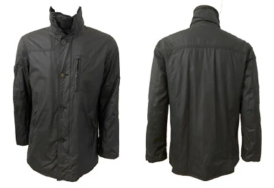 $345 TUMI T-TECH Men's L (~ 49") Black WATER REPELLENT Parka Field Jacket NWT - Image 1 of 4