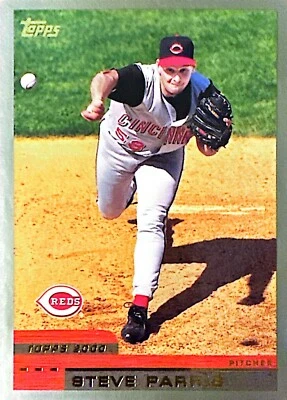 Steve Parris - Topps 2000 #407 - Cincinnati Reds Baseball Card - Image 1 of 2