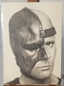 Tarjeta de boceto original ACEO de Richard Salvucci - Farscape - Stark - Paul Goddard - Imagen 1 de 3