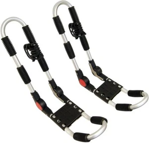 J-Bar Ovalbügel Doppelrohrbügel klappbar Transport KanuKajak - Bild 1 von 1