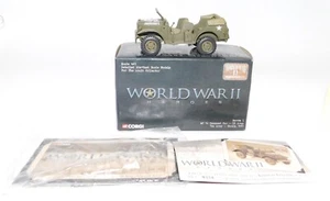 CORGI World War II Heroes WC 56 Command Car Sicilia 1943 ~ 1:43 Die Cast - Imagen 1 de 6