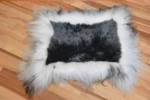 Genuine icelandic sheepskin pet dog cat bed alpaca fiber filled. - Picture 1 of 2
