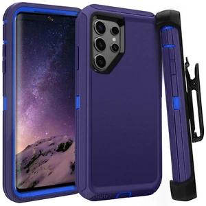 Coque pour Samsung Galaxy s25 | s25+ | 25ultra avec clip compatible Otterbox Defender - Photo 1 sur 8