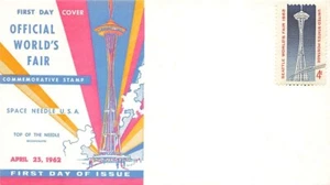 1196 4c SEATTLE WORLD'S FAIR - 1st Space Needle - ungewartet - Bild 1 von 1