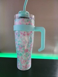 40 oz Tumbler with Handle Lid and Straw,Stainless Steel - Picture 1 of 1