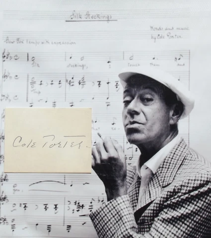 Cole Porter Prominent American Composer & Songwriter Autograph ''Rare' Died 1964 Cover