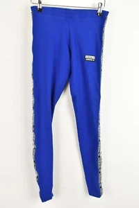 ADIDAS Blue leggings size Uk 10 Womens Sportswear Cotton Spandex Outdoors - Picture 1 of 7