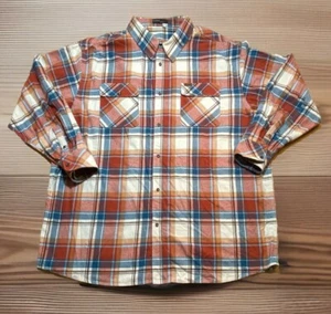 Rocawear Hemd Herren 6X blau rot braun kariert Knopfleiste Flanell Langarm - Bild 1 von 6
