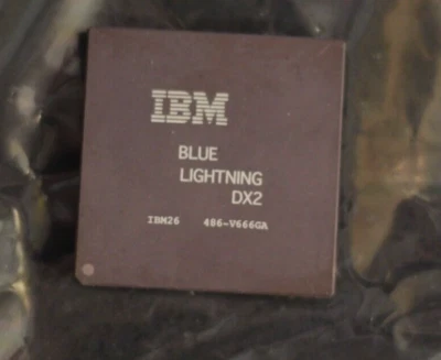 IBM Blue Lightning DX2 66 MHz IBM26 486-V666GA Socket 3 WORKING - Image 1 of 2