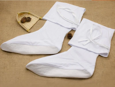 Wudang Taoist socks, cotton cloud socks, costume stockings, white stockings - Image 1 of 4