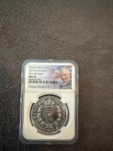 2023 G. Britain 2 KC III Coronation First Release Ms 70 - Picture 1 of 2